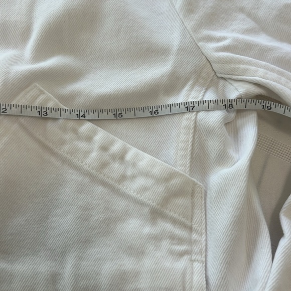 NWT J Crew Short Barn Jacket™ in cotton twill Women’s Medium White - Picture 12 of 14